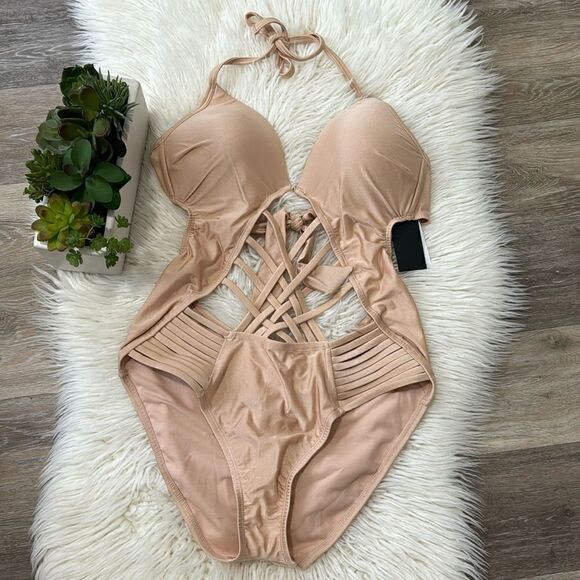 KENNETH COLE NEW YORK SWIMSUIT . NWT SIZE L - Picture 3 of 13